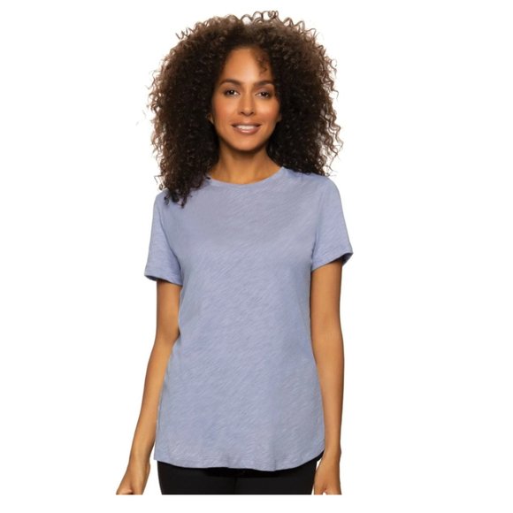 NWT Felina Slub Cotton Crew Neck Tee In Colors Size Medium Large XL 2XL $30 - Picture 4 of 9